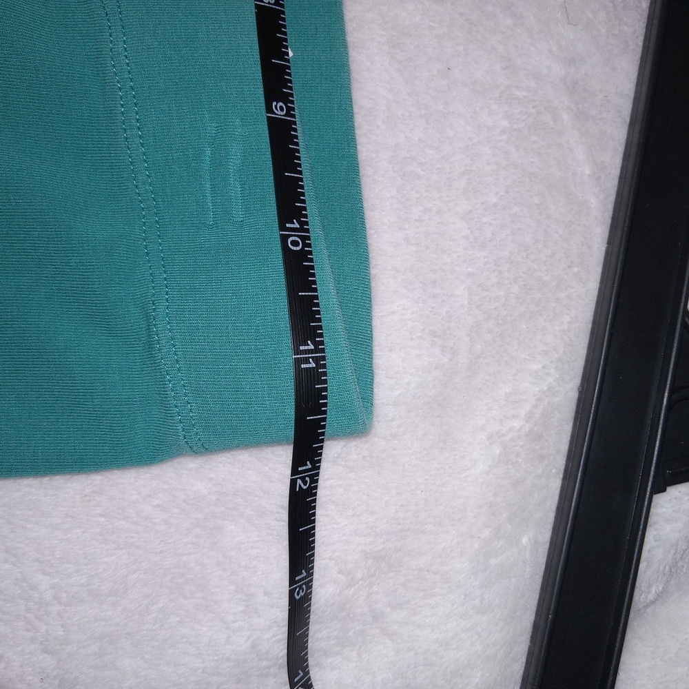 Boden Turquoise cropped Leggings with Pink Stitching 11-12 years - Picture 6 of 6